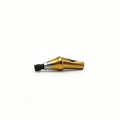 Customized TC4 Titanium Alloy Angled Abutment Component (Made to Customer Drawing)
