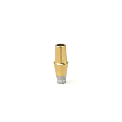 Componente de abutment recto de aleación de titanio TC4 personalizado (fabricado según el dibujo del cliente)