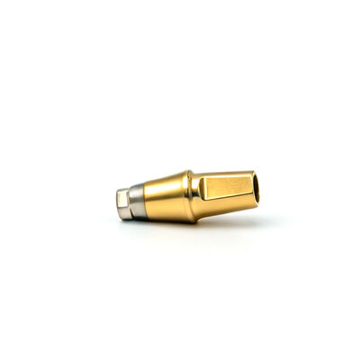 Componente de abutment recto de aleación de titanio TC4 personalizado (fabricado según el dibujo del cliente)