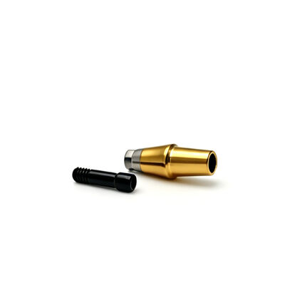 Componente de abutment recto de aleación de titanio TC4 personalizado (fabricado según el dibujo del cliente)