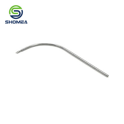 Customized Solid Bent Suture Needle with Curved Body Design