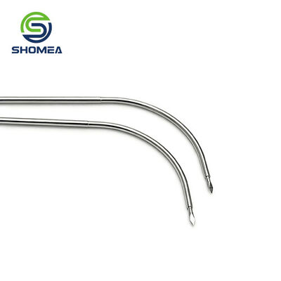 Customized Solid Bent Suture Needle with Curved Body Design