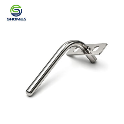 Customized Round Closed End Bent Tube With Polished Ergonomic Handle