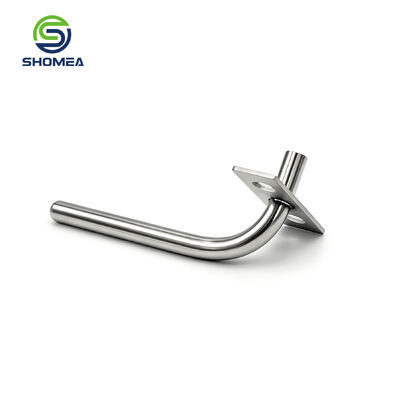 Customized Round Closed End Bent Tube With Polished Ergonomic Handle