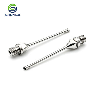 Customized mirror polished phaco needle with streamlined base
