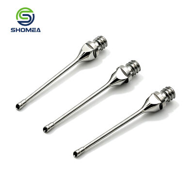 Customized mirror polished phaco needle with streamlined base