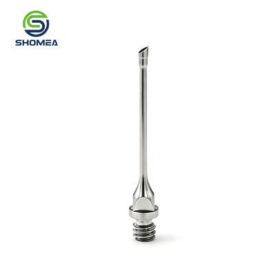 Customized mirror polished phaco needle with streamlined base