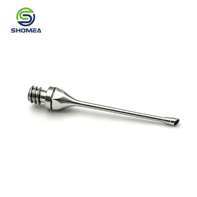 Customized mirror polished phaco needle with streamlined base