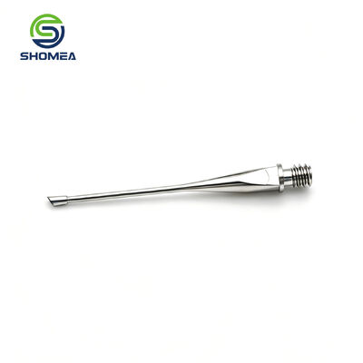 Customized CNC Machined Phaco Needle with Polished Lumen and Threaded Hub