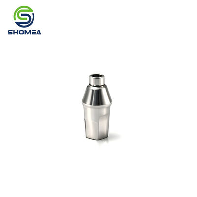 Customized TC4 Titanium Alloy Straight Abutment Component with Hexagonal Connection (Made to Customer Drawing)