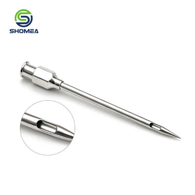 Custom Meat Injector with Sharp Tip and Lateral Opening for BBQ Marinade