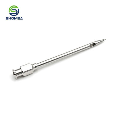 Custom Meat Injector with Sharp Tip and Lateral Opening for BBQ Marinade