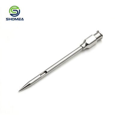 Custom Meat Injector with Sharp Tip and Lateral Opening for BBQ Marinade